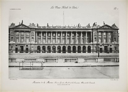 Ministère de la Marine. Ancien Garde-Meuble de la Couronne. Place de la Concorde (jlpw15 0726)