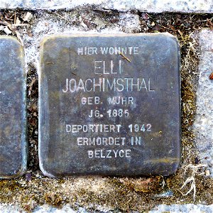 Stolperstein für Elli Joachimsthal, Heinrich-Beck-Strasse 47, Chemnitz