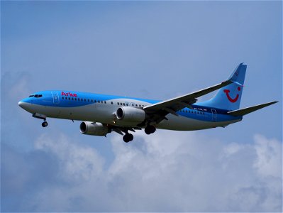 PH-TFA ArkeFly Boeing 737-8K5(WL) - cn 35100, 12Aug2014, landing at Schiphol (AMS - EHAM), The Netherlands, pic1
