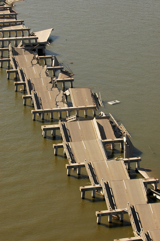 Hurricane Katrina in Bay St. Louis, Mississippi