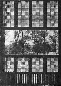 Magdeburg Stadthalle Fenster im Wandelgang