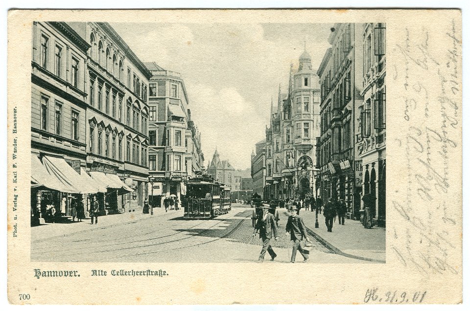 Karl F. Wunder PC 0700 Hannover. Alte Cellerheerstraße