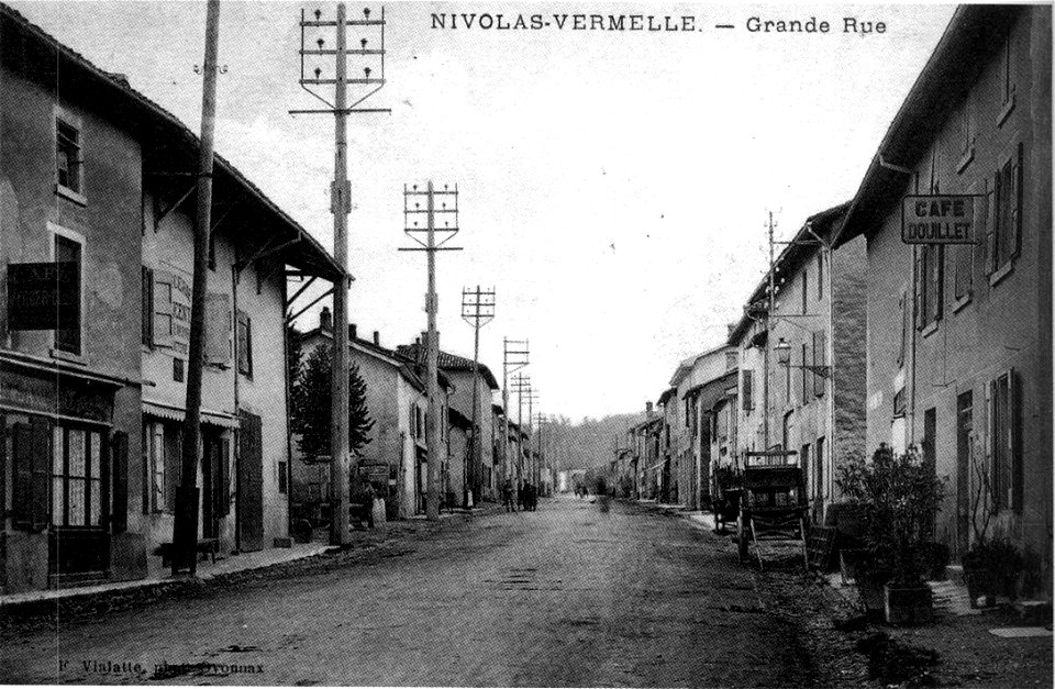Nivolas-Vermelle en 1912, p146 de L'Isère les 533 communes - F Vialatte photographe à Oyonnax