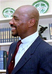 Marvin Hagler in the Oval Office (cropped)