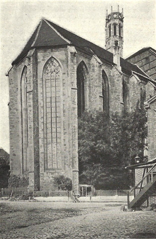 Wallonerkirche Blick auf den Chor der Augustinerkirche vom Alten Fischerufer