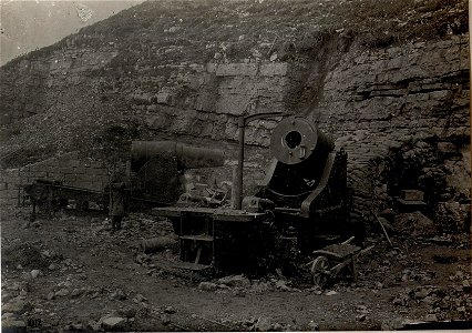 Monte Toraro. Italienischer 28 cm Mörser. (BildID 15637308)