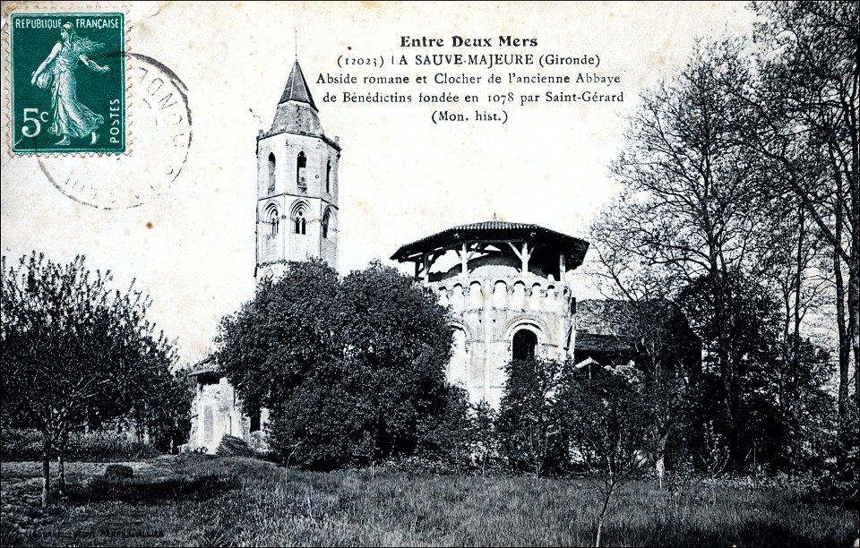 La Sauve - Abbaye - clocher abside 4