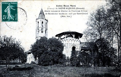 La Sauve - Abbaye - clocher abside 4