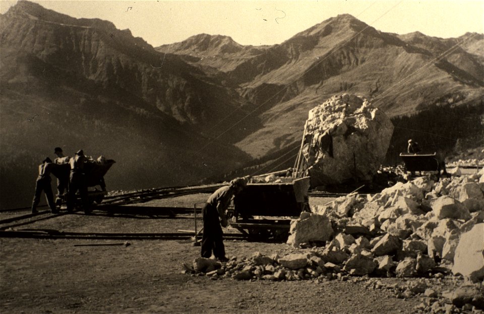 Magnesitbergwerk Tux um 1930