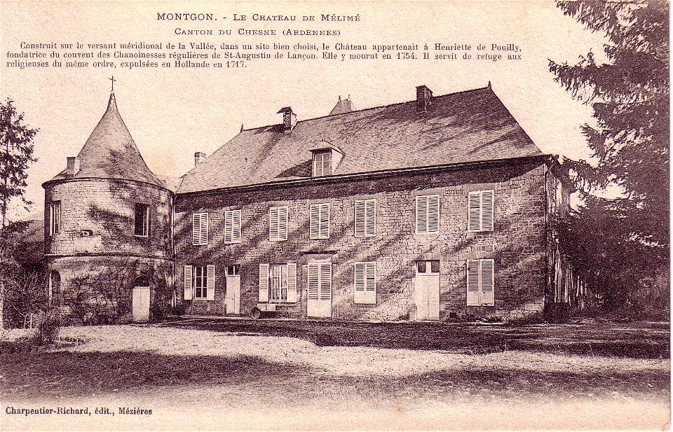 Montgon château de Mélimé