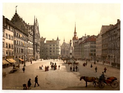 Marienplatz, Munich, Bavaria, Germany-LCCN2002696145 photo