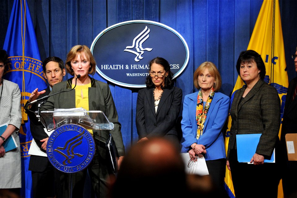 Marilyn Tavenner, Acting Administrator for the Centers for Medicare & Medicaid Services delievers remarks at the HHS 2014 Budget Press Conference, April 10, 2013