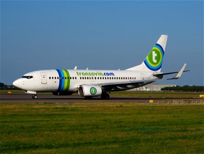 PH-XRA Transavia Boeing 737-7K2(WL) - cn 30784 taxiing 18july2013 pic-002