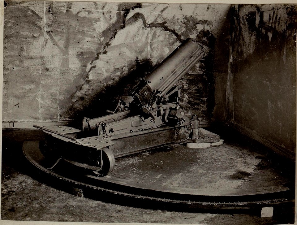 Minimalschartenlafette für 7.5cm Gb.Kan.in Kavernen.Konstr.Dions.Kmdo. (BildID 15483770)