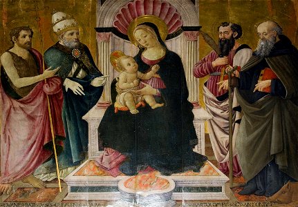 Madonna con Bambino, maestro di San Miniato photo