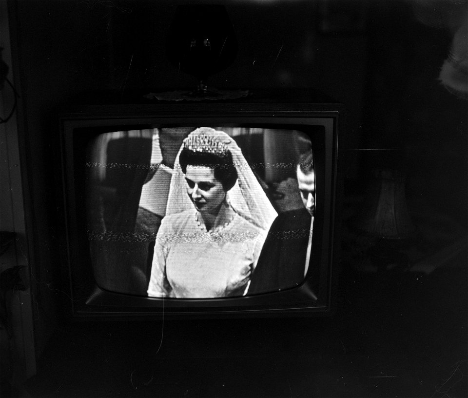 Huwelijk Alexandra van Kent met Angus Ogilvy in Westminster Abbey te Londen fot, Bestanddeelnr 915-0813