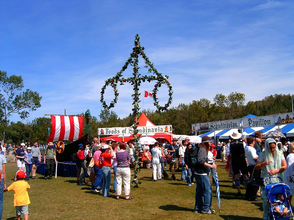 Heritage Festival 2005 Scandinavia Pavilion in Edmonton