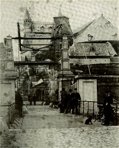 Maastricht, sloop vestingwerken, Onze-Lieve-Vrouwepoort2, buitenzijde