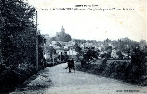 La Sauve-Majeure - vue générale venant de la gare 5