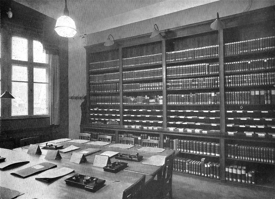 Magdeburg Lesesaal der Stadtbibliothek