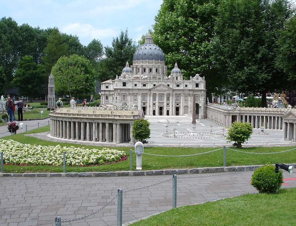 Model of St. Peter's, Rome in Klagenfurt, Austria