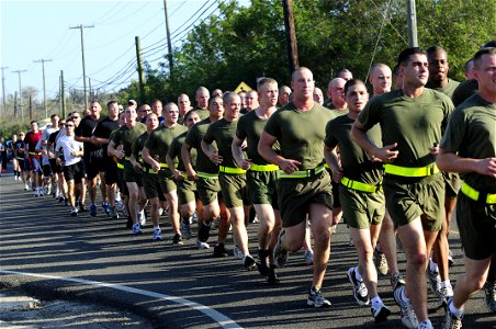 Marines from Marine Corps Security Force Company Guantanamo lead the 42nd Guantanamo Cuban- American Friendship 5k fun run DVIDS365328