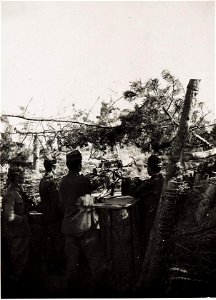 Maschinengewehr in Feuerstellung in Zarzece, 45. Schützendivision (BildID 15703715)