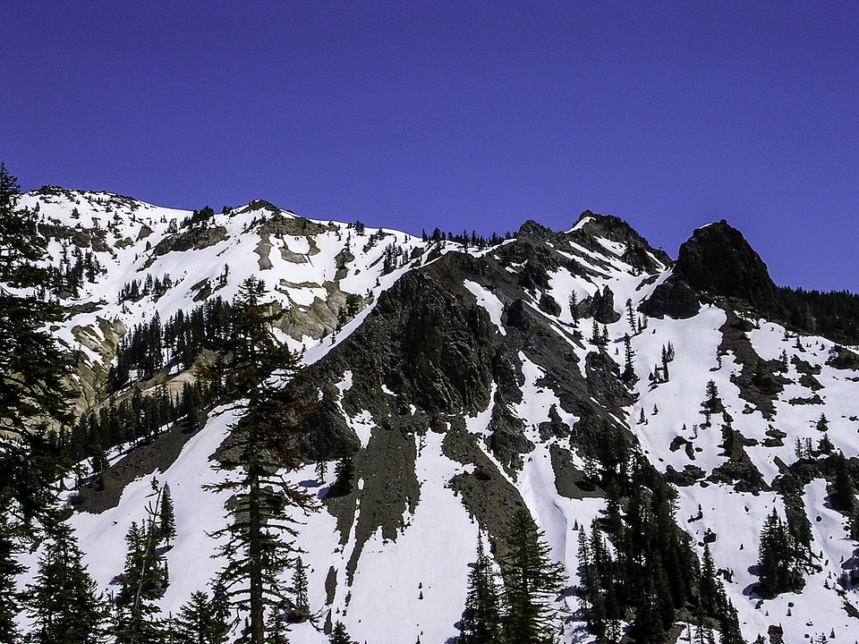 Bumpass Mountain in Lassen Volcanic National Park, California