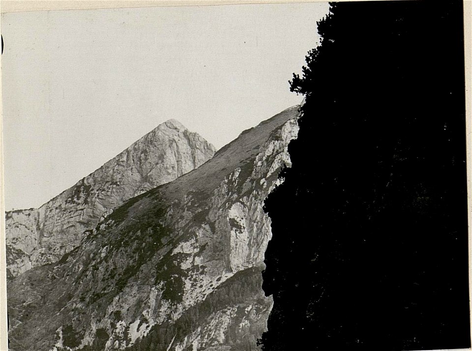 Montasch, Köpfach und Mittagskofel von der kl. Naboisscharte, VII. Teilbild (BildID 15516892)