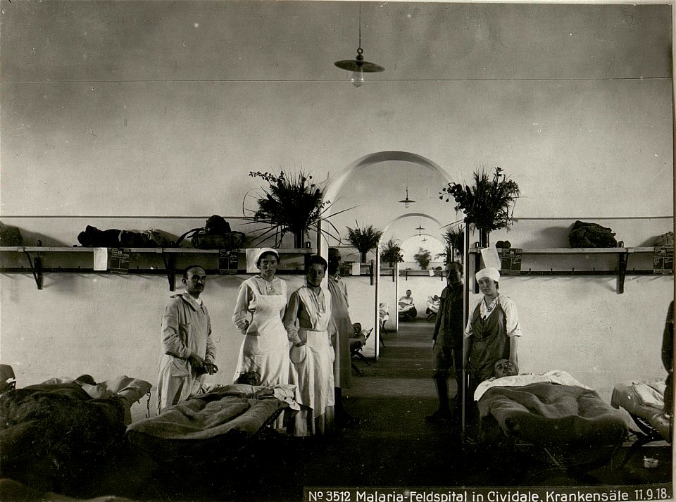 Malaria-Feldspital in Cividale, Krankensäle (BildID 15623986)
