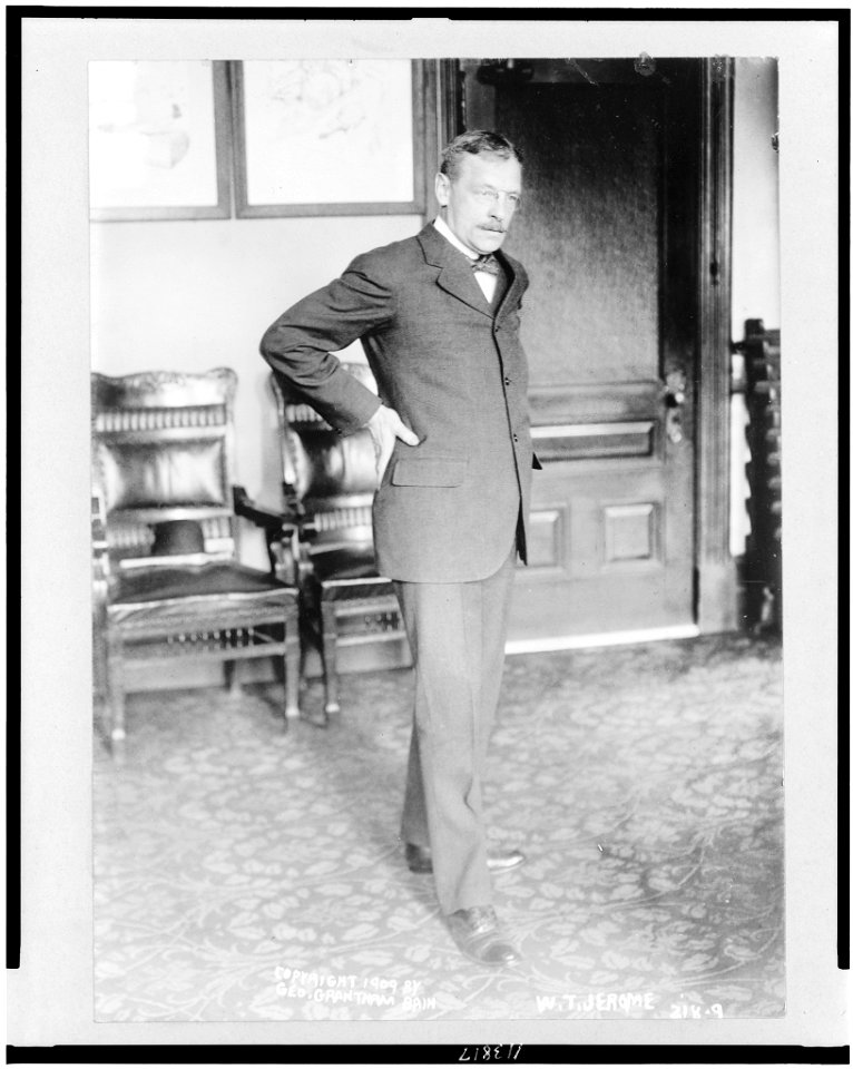 William T. Jerome, full-length portrait, standing, facing right LCCN95506158