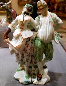 Minuet, by Giuseppe Gricci, Capodimonte Manufactory, Naples, c. 1750, soft-paste porcelain, colored enamel, gilt - Museum of Fine Arts, Boston - 20180922 163128 photo