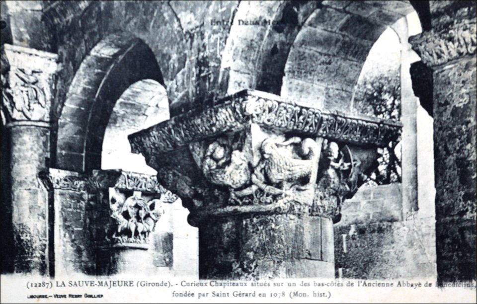La Sauve - Abbaye - chapiteaux 3