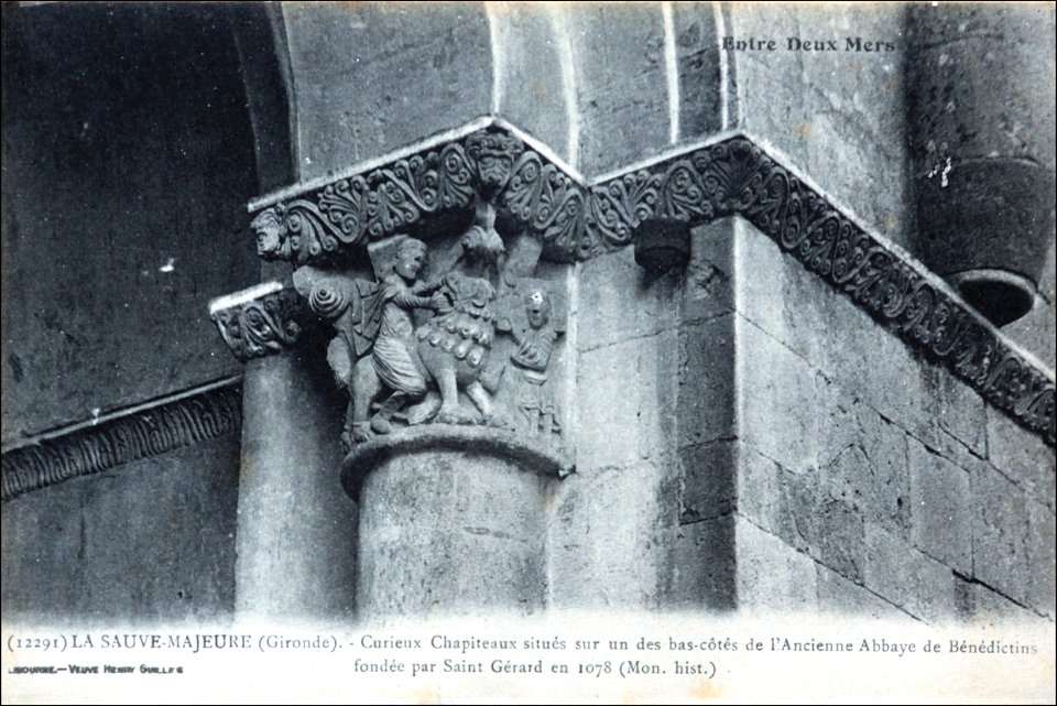 La Sauve - Abbaye - chapiteaux 5