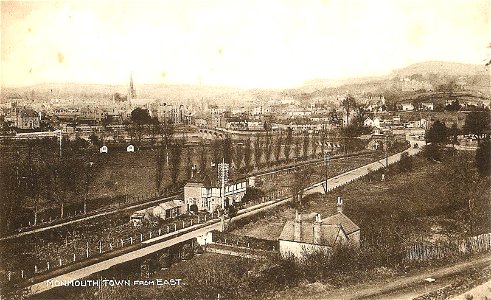 Monmouth from the East early 1900s photo