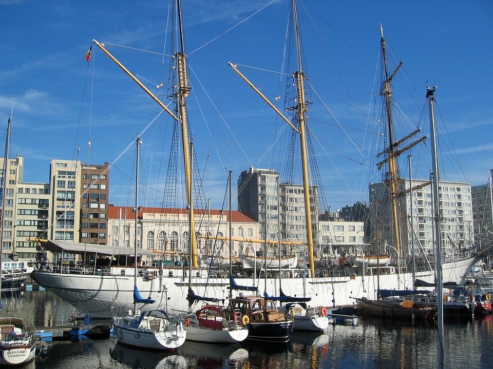 Museumship, the barquentine Mercator in Ostend, Belgium