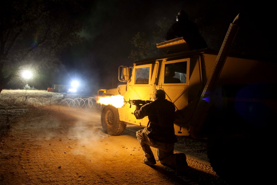 NMCB 4's final protective fire 151009-N-HA376-120