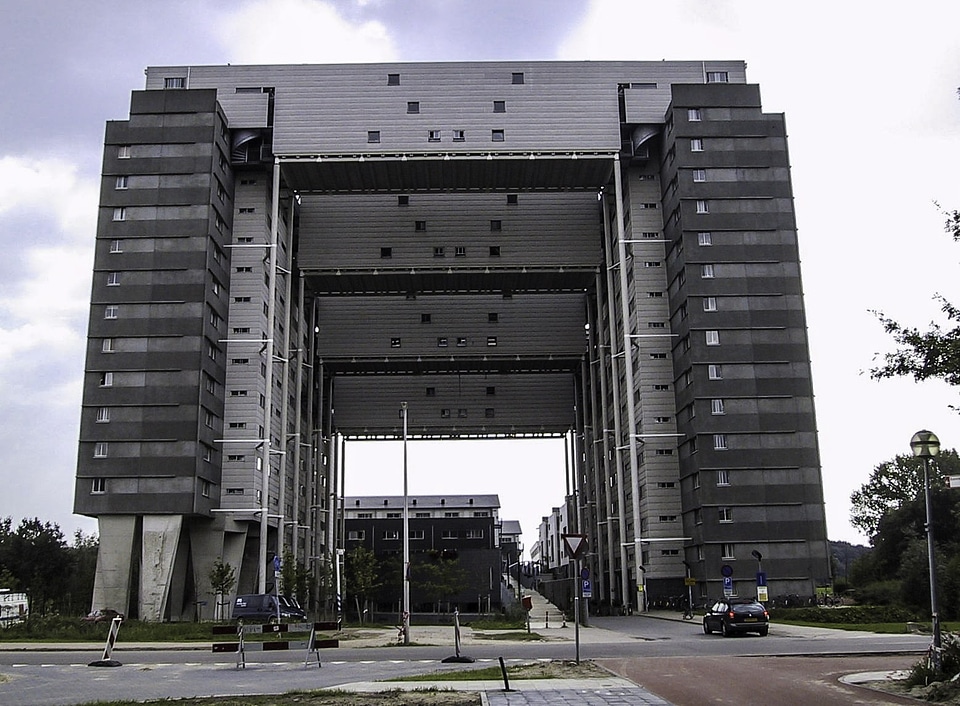 Cambridgelaan student housing in Utrecht, Netherlands