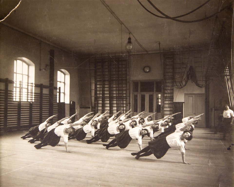 Linggymnastik Gymnastiska Centralinstitutet Stockholm ca 1915 0092