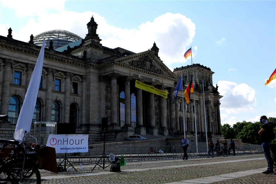 Coal law protest at Platz der Republik 2020-07-03 14
