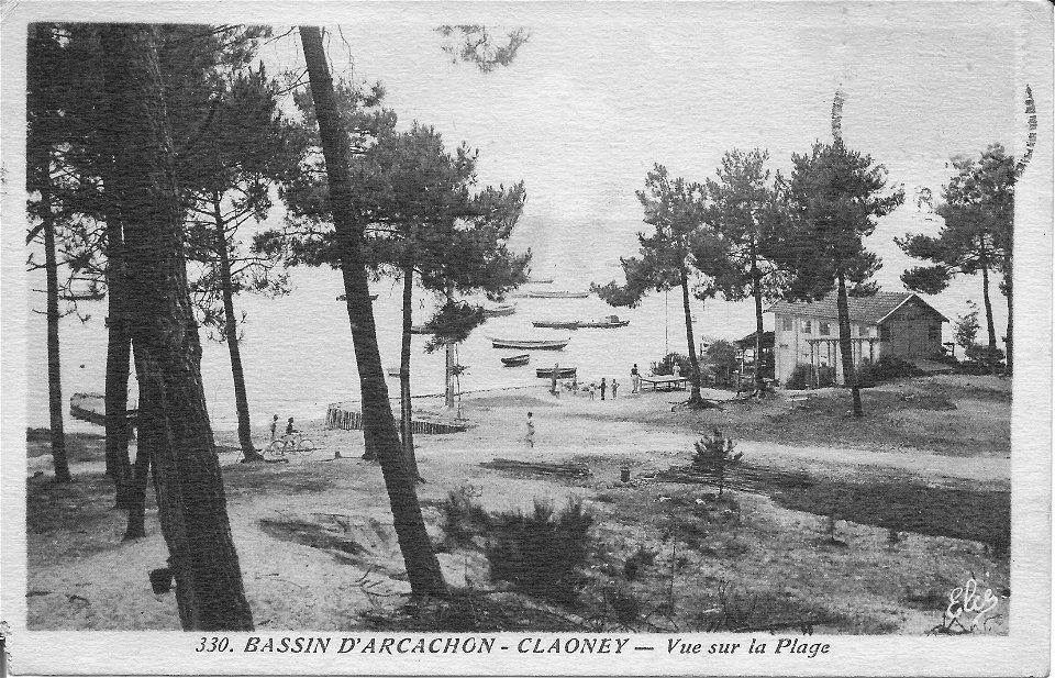 Bassin d'Arcachon-Claoney-Vue sur la plage-Elce 330