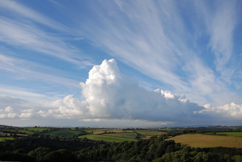 Clouds landscape wilderness