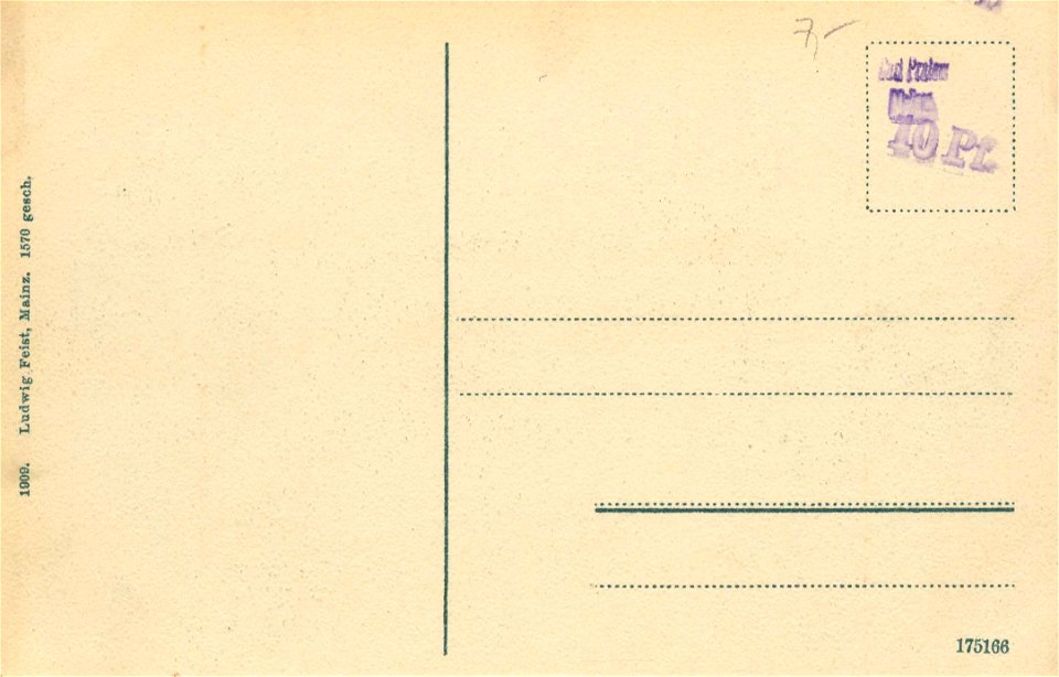 Mainz, Rheinland-Pfalz - Stadtansicht (2) (back) (Zeno Ansichtskarten)