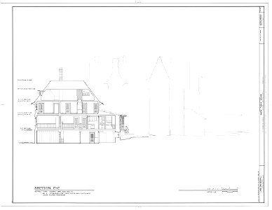 Mark Twain House - HABS drawing 00014a