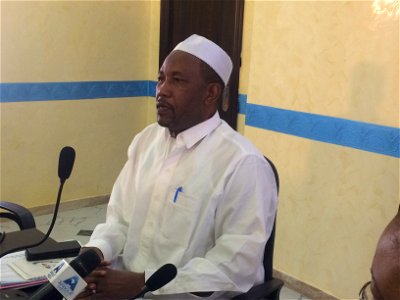 Mahamat Zen Bada, Secretary General of the MPS, N'Djamena, June 2019