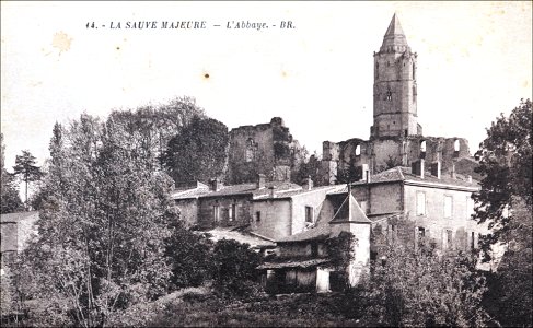 La Sauve - Abbaye vue générale 6
