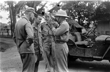 Palembang bezoek van Amerikaanse militaire waarnemers aan het gebied van de 'St, Bestanddeelnr 3726