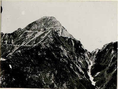 Montasch, Köpfach und Mittagskofel von dem kl. Nabois ¤ 1725 VII. Teilbild (BildID 15516990)