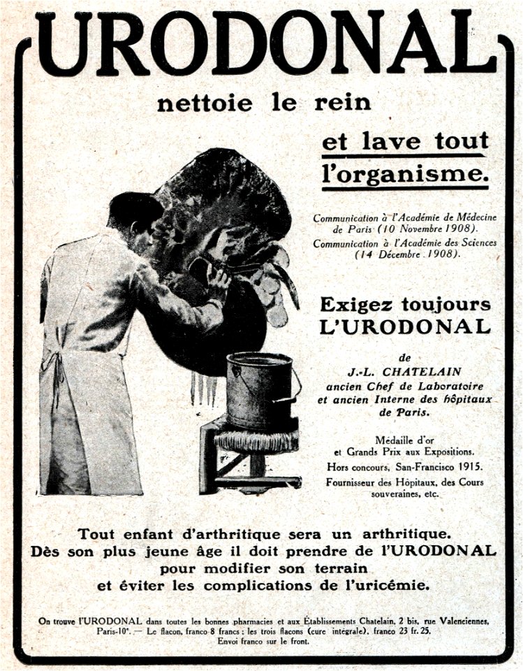 No 3905 Annonces 1, Urodonal