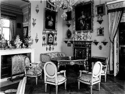Paleis Wilanow Interieur met porseleindecoraties, Bestanddeelnr 190-0603 photo